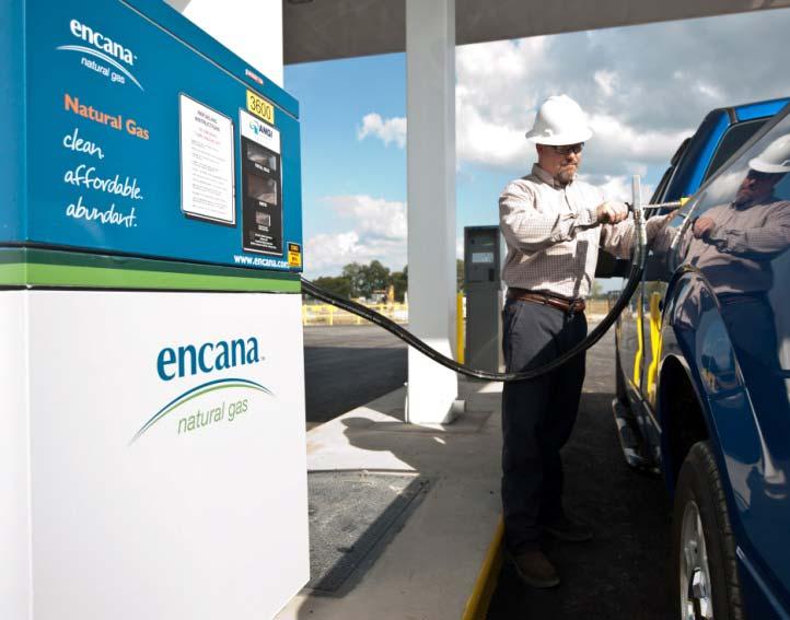 Natural Gas Fuels Compressed Natural Gas (CNG) Source: Pipeline Compressed to 3,600
