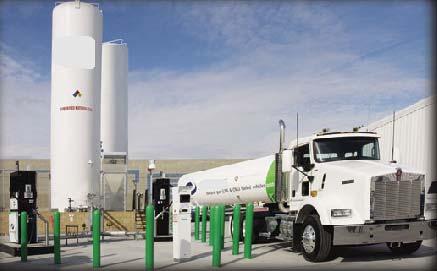 fleets that require fast filling Time fill and fast fill capability / stored in