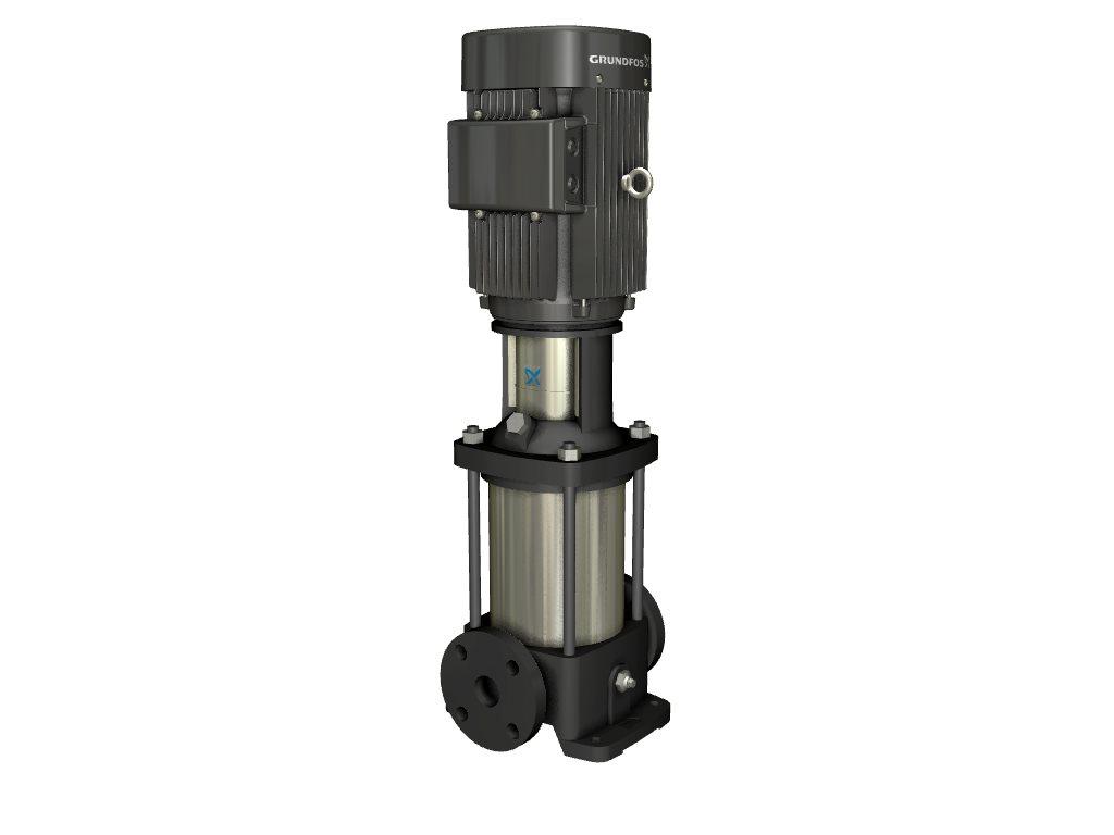 Position Qty. Description 1 CR 1-7 A-FJ-A-E-HQQE Product No.: 9651216 Vertical, non-self-priming, multistage, in-line, centrifugal pump for installation in pipe systems and mounting on a foundation.