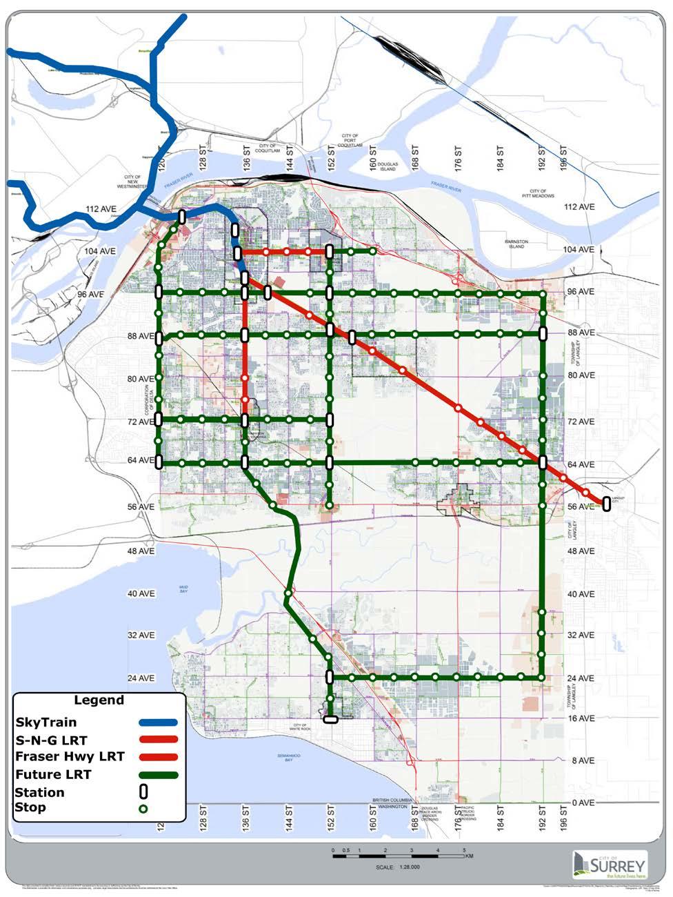 DRAFT for Discussion Concept for the City of Surrey s Long-Range Rapid