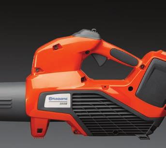 With an ergonomic and extremely lightweight design, the blower is easy to control and minimizes stress on the arm.