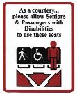 Accessible Buses are Designed for: Customers using a wheelchair, scooter, walker, cane or crutches.