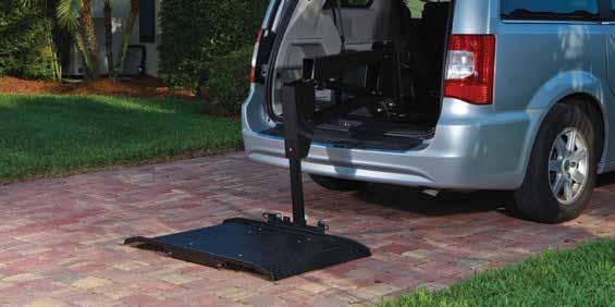 Part #AL903 Shown: AL625HD AL625HD Heavy-Duty Hybrid Van Lift More capacity for today's larger power chairs and