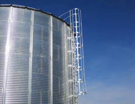 Twister s 3" Corrugated Flat & Hopper Bottom Grain Bins Flat Bottom See page 21 for specifications Exterior stiffeners