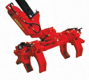 MANIPULATORS For lifting, positioning and setting poles, pipes or barrels that are flange-mounted to the extension of the crane The manipulator offers optimum assistance for handling and positioning