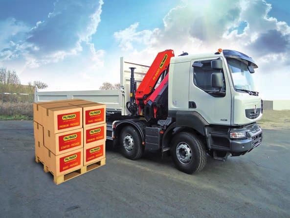 STARTER PACKAGES Complete sets depending on the application for the easy and quick handling of different loads with the PALFINGER crane Maximum safety and service life through the