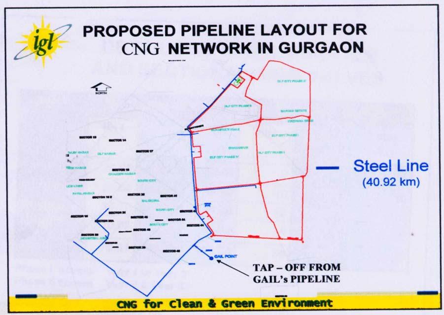 IGL has estimated the number of vehicles, which would be covered, and the resultant demand for CNG in Gurgaon.
