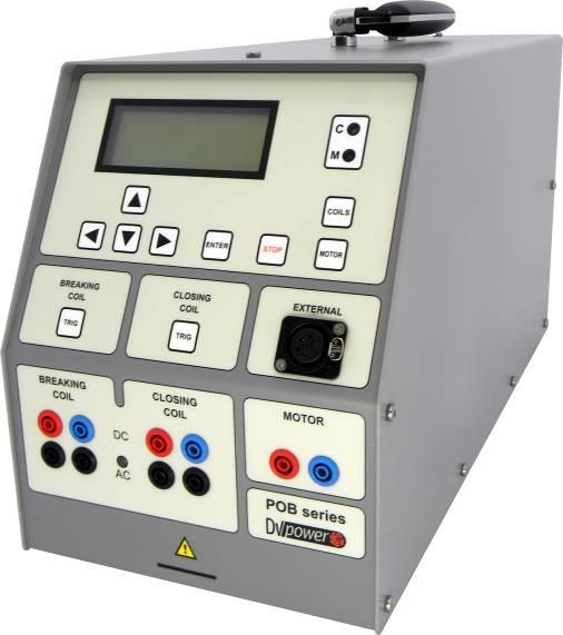POB series Coil Tester & Power Supply Units Lightweight - only 10,60 kg Powerful up to 40 A 10 V to 300 V DC 10 V to 250 V AC Output protection Fully automatic operation Powerful DC and AC power