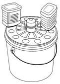 #32955-8 Gallon E-Z SMART DRUM FUNNEL Smart Funnel prevents overfilling of barrels.