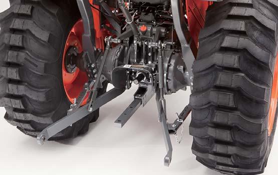 User-Friendly Hydraulic Independent PTO & 3-Point Hitch with Position Control This convenient feature
