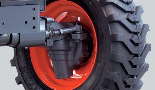 Smooth Power Steering To reduce fatigue, both 2-wheel drive and 4-wheel