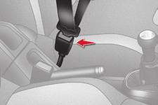 Seat belts Front seat belts The front seat belts are fitted with a pretensioning and force limiting system. This system improves safety in the front seats in the event of a front or side impact.