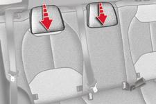 upwards to the stop, F then, press the lug A. F F F Move the corresponding front seat forward if necessary.
