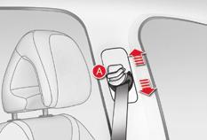 Safety Seat belts Front seat belts The front seat belts are fitted with a pretensioning and force limiting system.