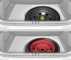 In the event of a breakdown Access to the spare wheel For BlueHDi Diesel versions If your vehicle has an electric parking brake, the jack