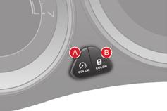 Black panel (comfortable night driving display) Instruments Customising the instrument panel colours 1 When driving at night, it allows certain instrument panel displays to be switched off so as to
