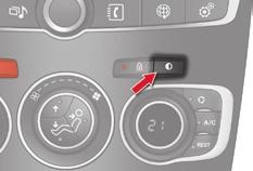 The essential driving information, such as the vehicle speed, warning lamps, automatic gearbox gear selected, cruise control or speed limiter information, remains on in the instrument panel.
