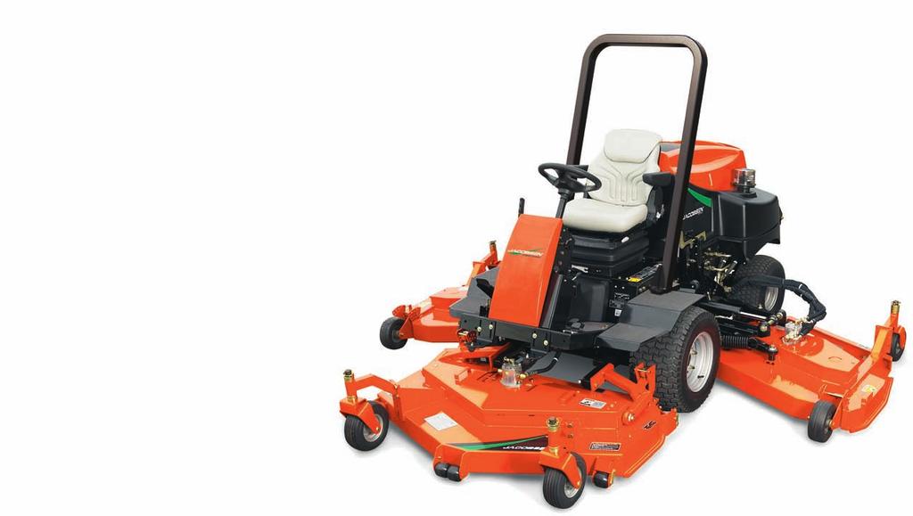 Wide-Area Rotary Mowers HR-6010TM The HR-6010 is a powerful three deck rotary mower providing excellent productivity in a small footprint.