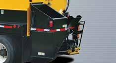Rear & Curbside Spoils Bins Save unnecessary steps and increase safety by keeping the crew