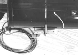 Installation Ground Strap Long Clamp Figure 14. Moisture Sensor Installed on Auger Tube 15.