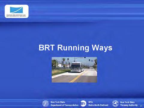 BRT systems.