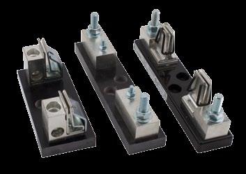 POWR-GARD 1000 V Solar Rated Products LFJ1000 SOLAR FUSE BLOCk 1000 Vdc Clip-to-Box Stud-to-Stud Clip-to-Stud Clip-to-Box Lug Stud-to-Stud Clip-to-Stud The LFJ1000 series fuse block is specifically