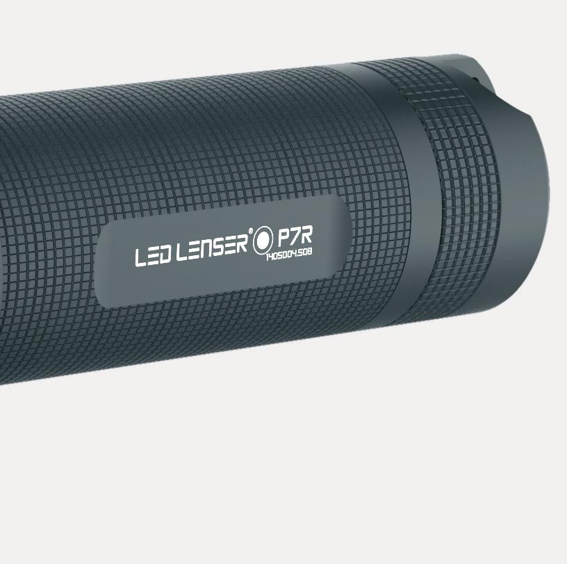 LED LENSER. P-series. 11 The legendary LED LENSER P7 as a rechargeable version soon: the new LED LENSER P7R is available from the 4 th quarter 2015 onwards!