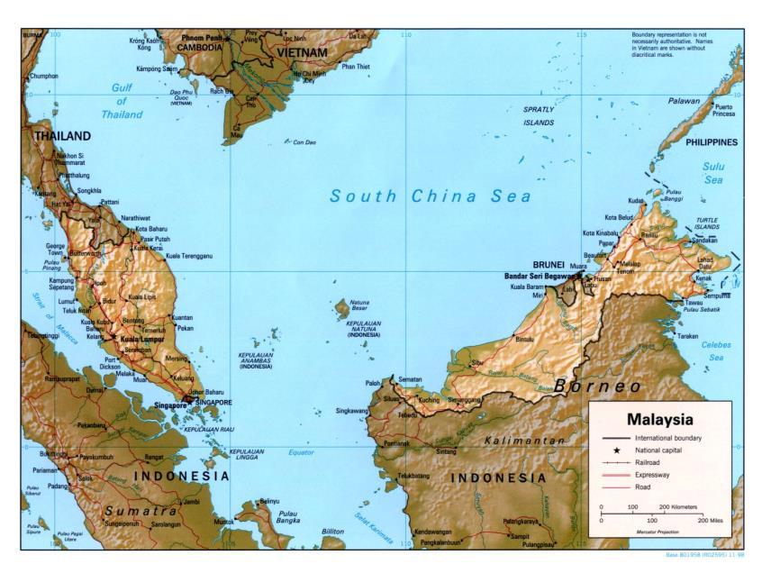 THE MALAYSIAN FERTILIZER MARKET Profile of Malaysia Malaysian has a total land area of 327,733 square kilometer.