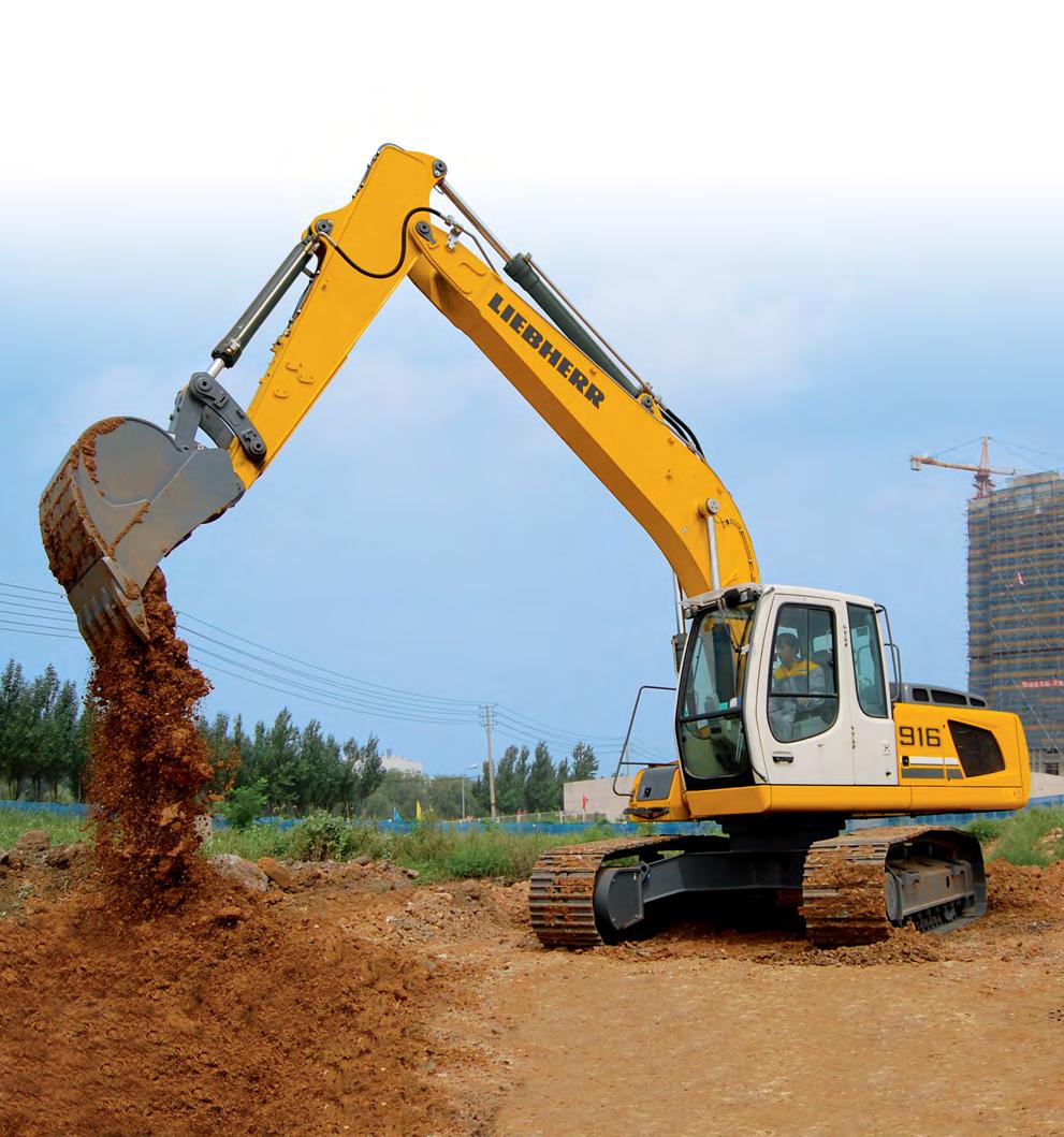 Crawler Excavator R 916 Operating Weight: 24,400 24,800 kg