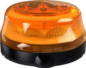30 LED Beacon Model: DBL-91R30 Flashing pattern (Rotating available by special order) Circular LED discs for intense, 360 visible light output Impact-resistant PC lens system