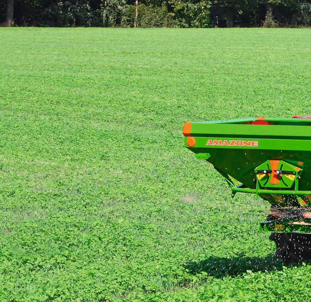 Introducing the standard features AMAZONE ZA-X Perfect fertiliser spreaders; designed for farmers with an emphasis on environmental care: Precise, reliable, value for money.