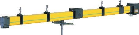84 Series BoxLine Component Description Notes Enclosed Rail Angle Clamping type Each system includes four-pole enclosed BoxLine rails for three phase power, in either 10 ft or 13 ft sections.