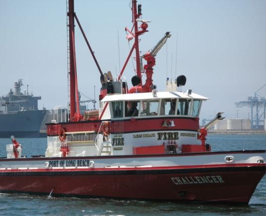 Government vessels The City of Long Beach Fire Department operates harbor craft including two fireboats - the Liberty