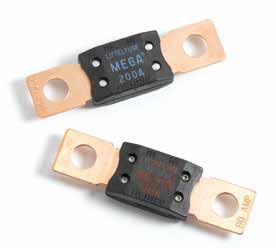High Current Fuses MEGA and MEGA Clear Top Fuse Rated 32V The MEGA Fuse is designed for high current circuit protection up to 500A with Diffusion Pill Technology.