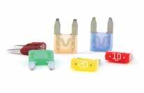 Blade Fuses MINI Blade Fuses MINI Blade Fuses Rated 32V The MINI Fuse is the standard for vehicle circuit protection.