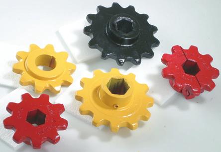 Sprockets for Feeder Chains Feeder Chains Drive Sprockets Order N. of Shaft No.