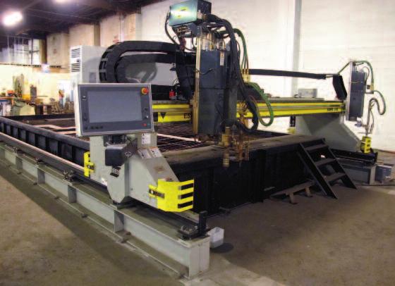 Cutting, Abcm 1250/3A, S/N ABC202, 36 Beam Capacity, Oxy Fuel, Hydraulic Hold Downs, 7.