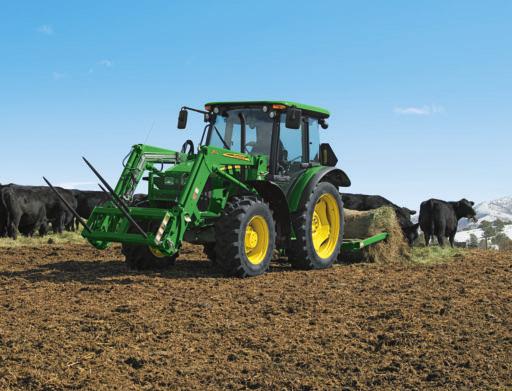 5M Series Utility Tractors John Deere and Frontier Equipment: The Perfect Fit From agriculture to construction to landscaping, the all-new 5M Series Tractors are right at home in nearly any
