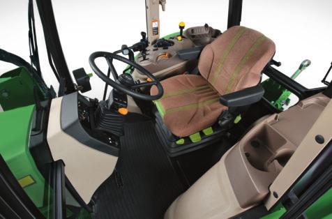Operator Stations Ride On Air in the Deluxe Cab Choose the deluxe cab, and you get the most comfortable pilot s seat in the business.
