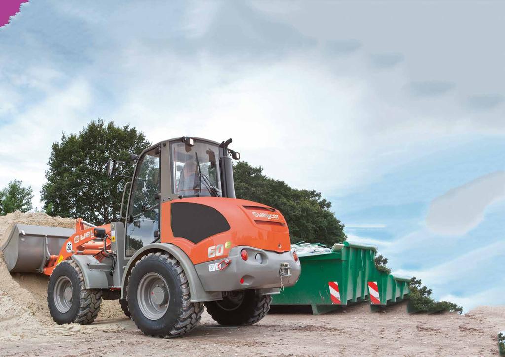 SMALL e. BIG EFFECT. weycor wheel loaders are more than the sum of their parts.
