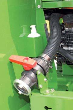 Fill capacity ₄₀₀ l/min The sprayer can be filled with the help of a