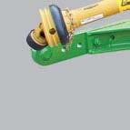 SelfTrail drawbar steering ₂₅ km/h UniTrail drawbar steering ₄₀ km/h A simple, sturdy drawbar is provided that