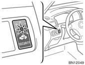 The engine immobilizer system is a theft prevention system. When you insert the key in the ignition switch, the transponder chip in the key s head transmits an electronic code to the vehicle.