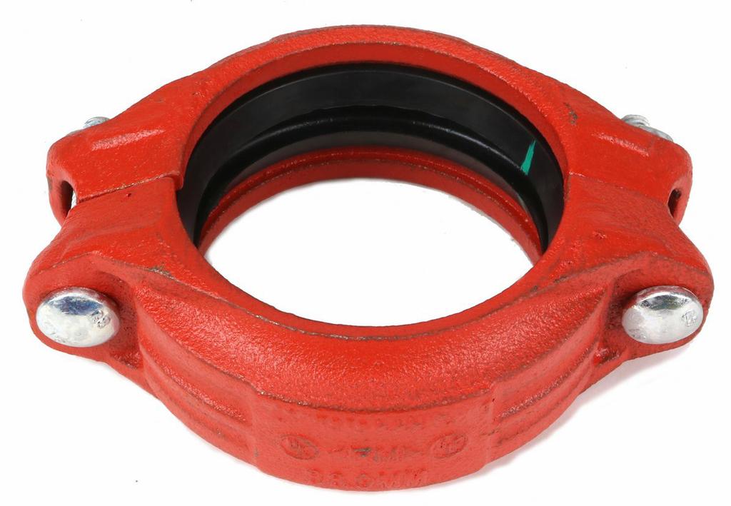 GROOVED COUPLINGS - STANDARD FLEXIBLE Model 101 Available Sizes 1" through 12" (25 through ) Pipe Material Carbon steel, Schedule 10, Schedule 40.