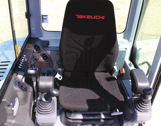 TAKEUCHI FLEET MANAGEMENT - 2 Year Standard Service - Minimize Downtime - Remote Diagnostics - Utilization Tracking - Proactive Maintenance - Control Costs UNDERCARRIAGE AND FRAME - Triple Flanged