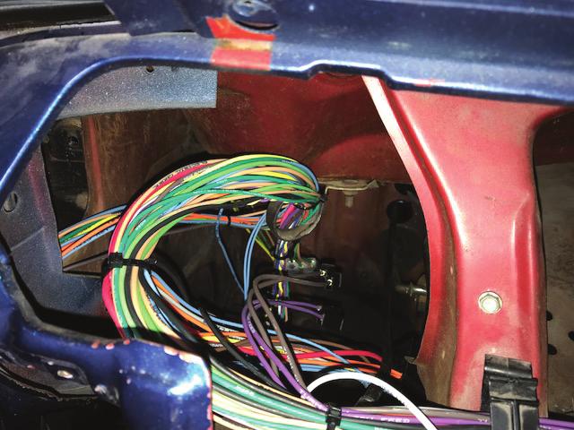 The wiper switch connector will plug onto the wiper switch when you install the cluster assembly into the dash; the wiper motor connector will plug onto the motor assembly; the washer leads will plug