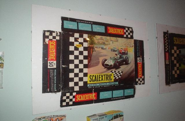 Box for Scalextric Set 50 from approximately 1962-63.