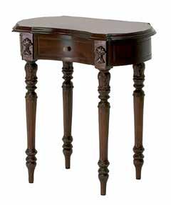 5H inch HERITAGE EDWARDIAN END TABLE Her-008-DF Edwardian End Table 500W x 500D x