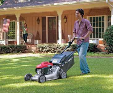 GENUINE When it comes to maintaining a beautiful lawn, nothing makes the cut like a genuine Honda lawn mower.