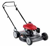 HRS MODELS OHC/OHV ENGINE Honda s compact design reduces weight and makes the lawn mower easy to maneuver. It s also easy to start.